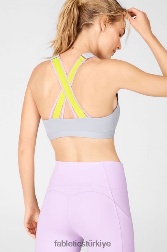 tr Fabletics kadınlar vera orta etkili spor sutyeni pus grisi/citron/gök moru 40R06B1931