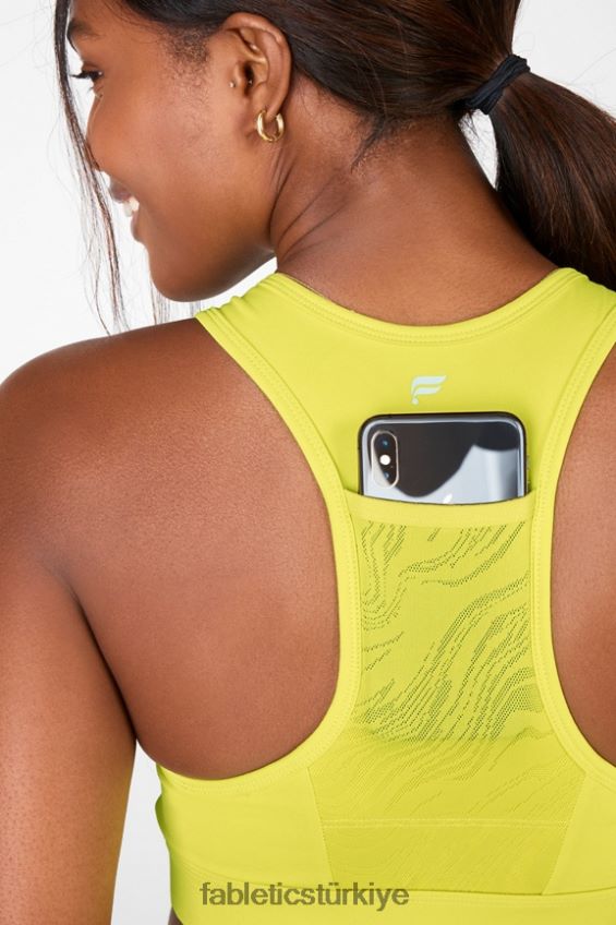 tr Fabletics kadınlar Aja Shine Yüksek Etkili Spor Sütyeni lezzet 40R06B1443