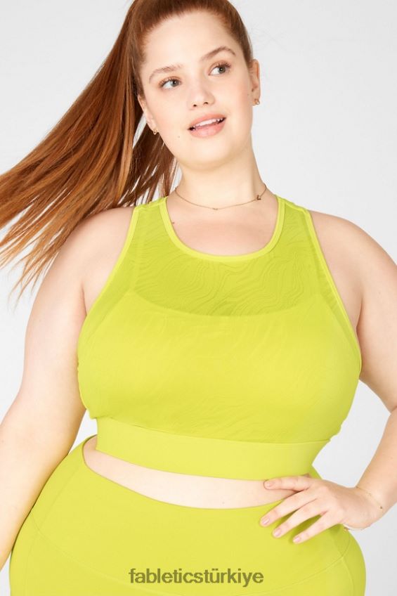 tr Fabletics kadınlar Aja Shine Yüksek Etkili Spor Sütyeni lezzet 40R06B1444