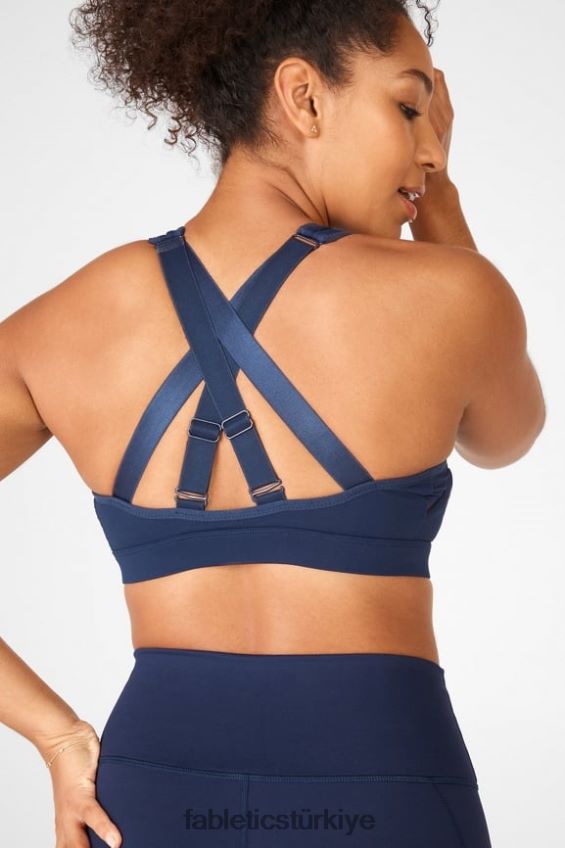 tr Fabletics kadınlar belle yüksek etkili spor sutyeni derin donanma 40R06B1415