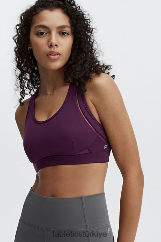 tr Fabletics kadınlar belle yüksek etkili spor sutyeni koyu patlıcan 40R06B1406