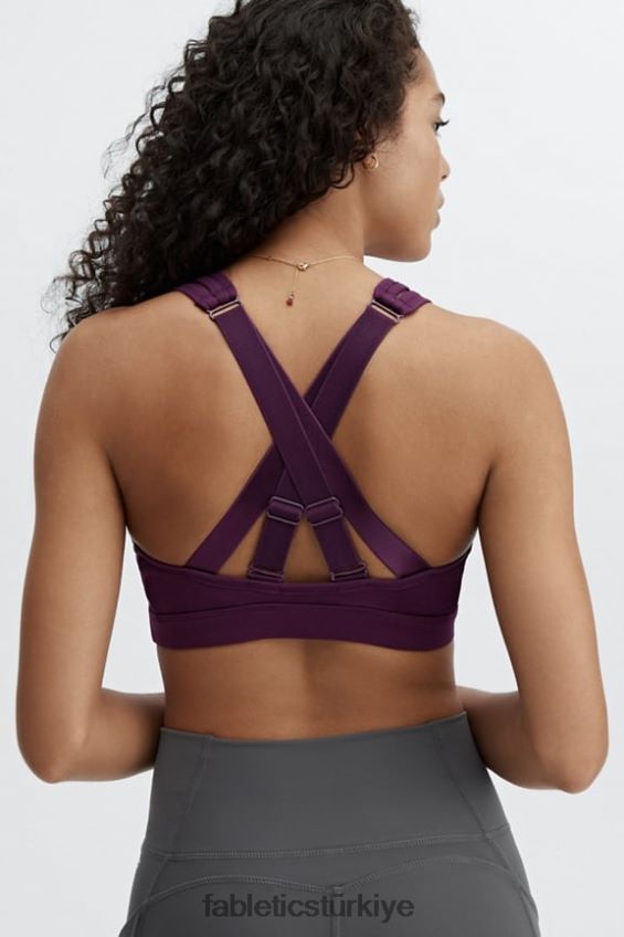 tr Fabletics kadınlar belle yüksek etkili spor sutyeni koyu patlıcan 40R06B1406