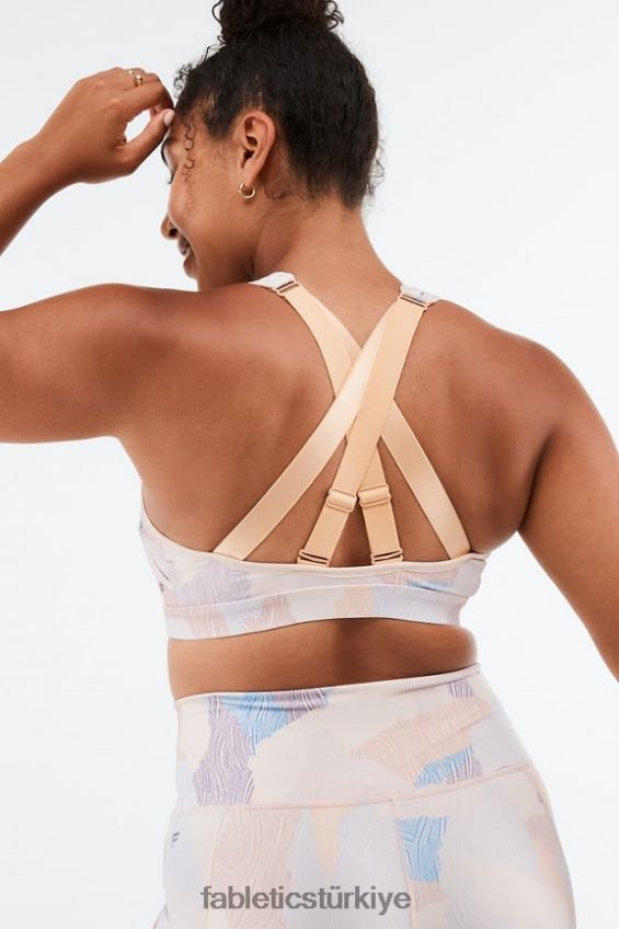 tr Fabletics kadınlar belle yüksek etkili spor sutyeni kurak/ılık kum 40R06B1407