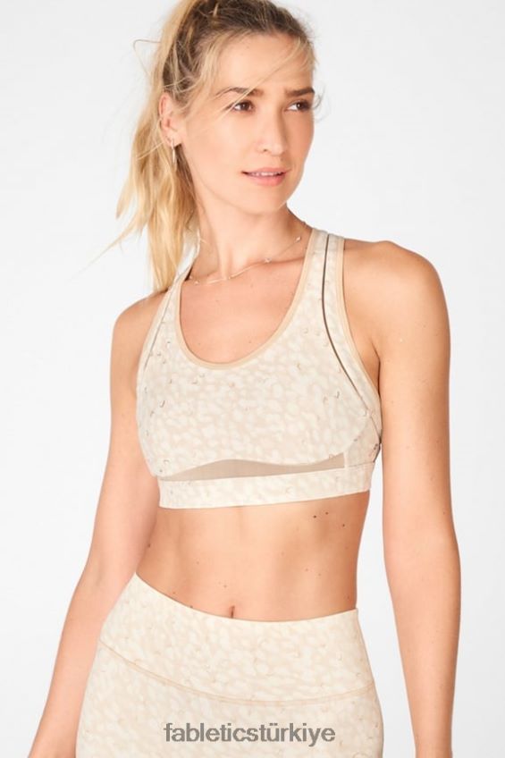 tr Fabletics kadınlar belle yüksek etkili spor sutyeni soğuk/mat altın 40R06B1412