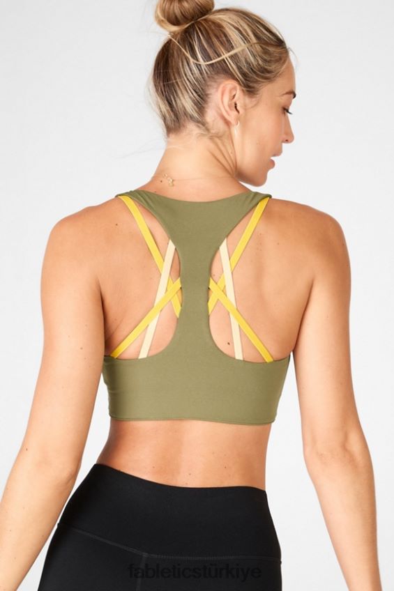 tr Fabletics kadınlar boost yüksek etkili spor sutyeni koru/agav çoklu 40R06B1438