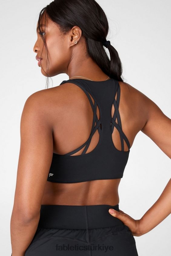 tr Fabletics kadınlar boost yüksek etkili spor sutyeni siyah 40R06B1437