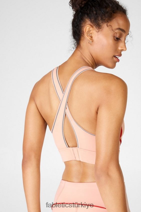 tr Fabletics kadınlar brynn yüksek etkili spor sutyeni ii sandal ağacı/hurma/yansıtıcı gümüş 40R06B1435