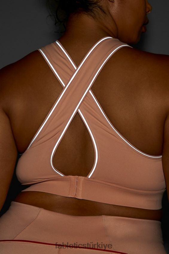 tr Fabletics kadınlar brynn yüksek etkili spor sutyeni ii sandal ağacı/hurma/yansıtıcı gümüş 40R06B1436