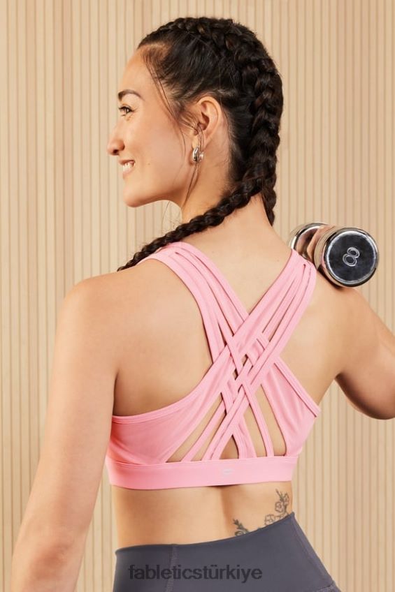 tr Fabletics kadınlar faye yüksek etkili spor sutyeni allık/pembe buttercream 40R06B1383