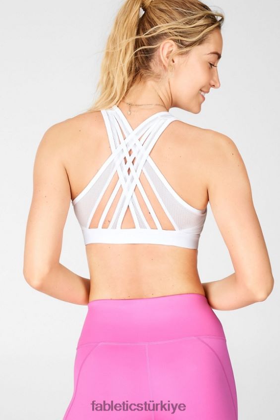 tr Fabletics kadınlar faye yüksek etkili spor sutyeni beyaz 40R06B1386