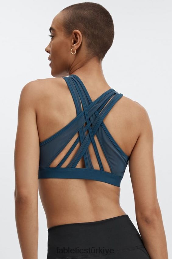 tr Fabletics kadınlar faye yüksek etkili spor sutyeni mavi nova 40R06B1387