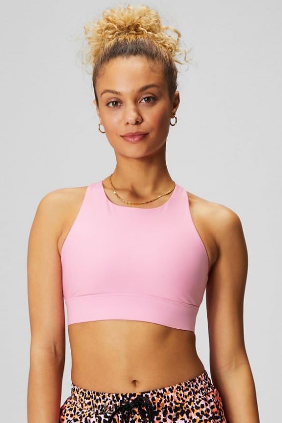 tr Fabletics kadınlar sıçrama yapmayan spor sutyeni 89 pembe haşhaş 40R06B1335