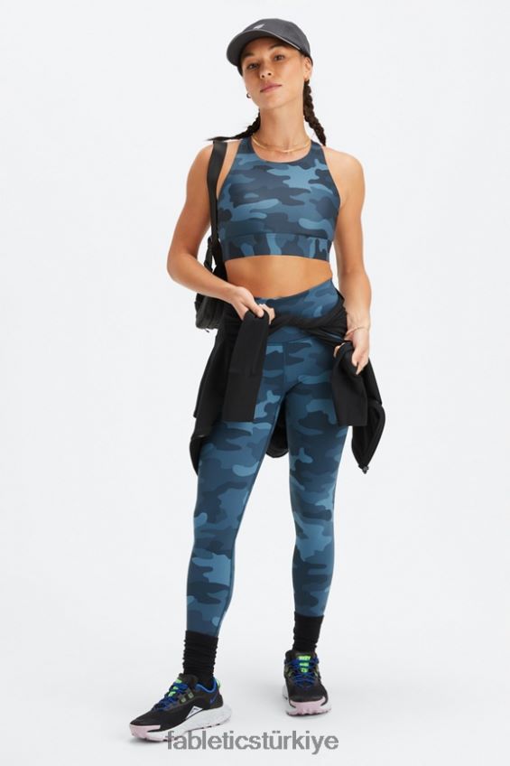 tr Fabletics kadınlar sıçrama yapmayan spor sutyeni 91 gece yarısı dalgası büyük kamuflaj 40R06B1344