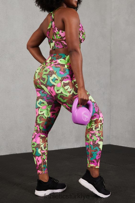 tr Fabletics kadınlar sıçrama yapmayan spor sutyeni 91 tropikal vaha 40R06B1342