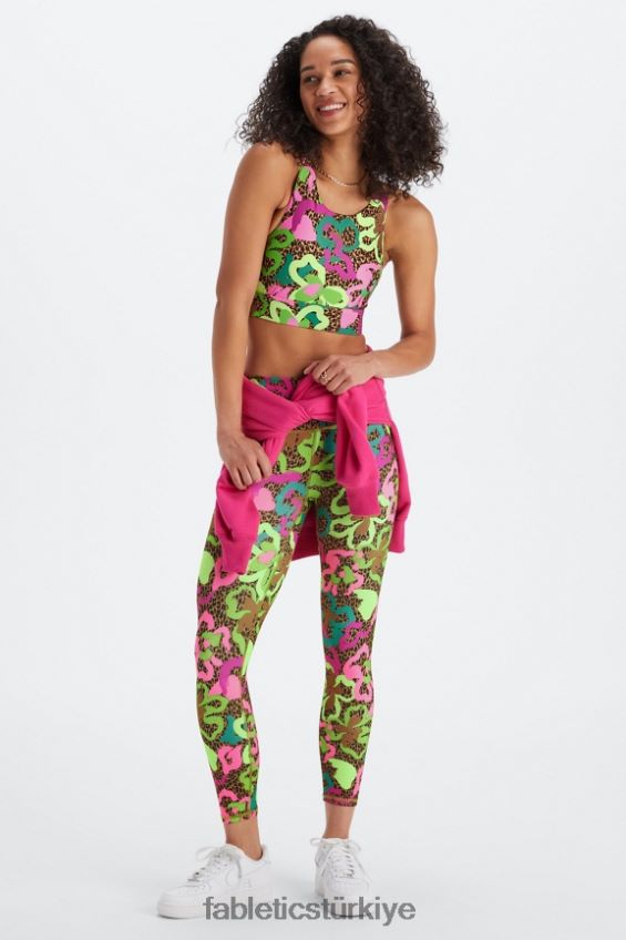 tr Fabletics kadınlar sıçrama yapmayan spor sutyeni 91 tropikal vaha 40R06B1342