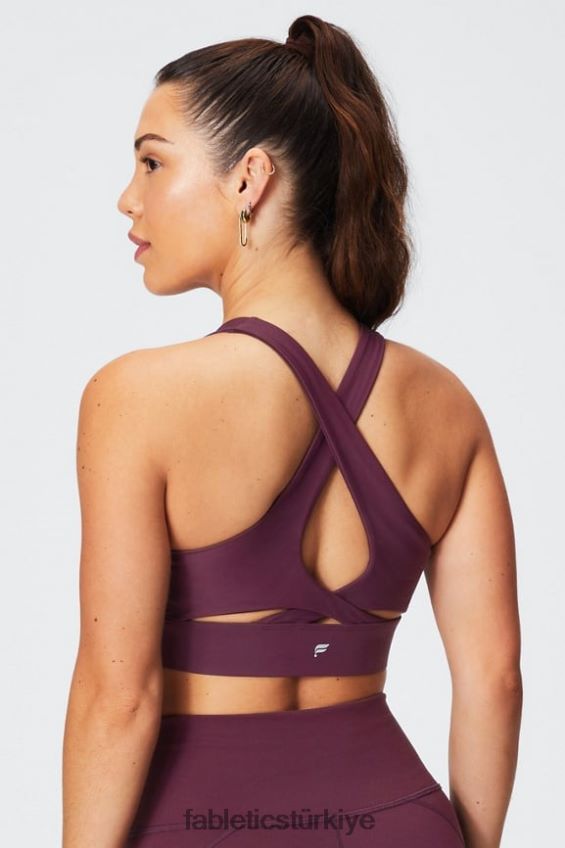 tr Fabletics kadınlar sıçrama yapmayan sporcu sütyeni 90 bordo 40R06B1338