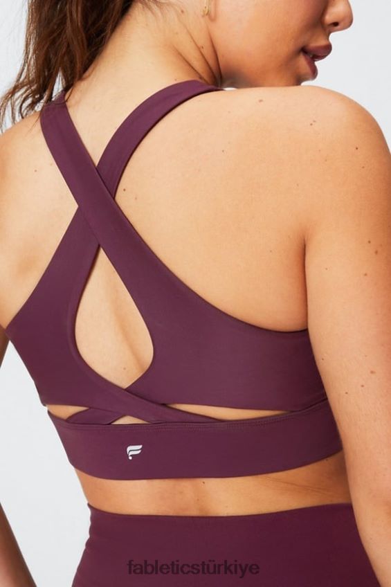 tr Fabletics kadınlar sıçrama yapmayan sporcu sütyeni 90 bordo 40R06B1338