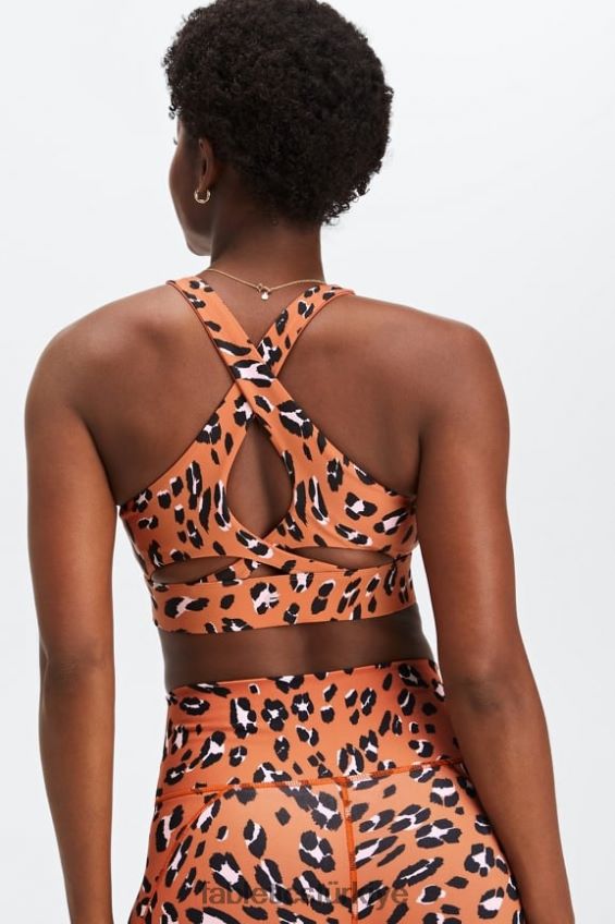 tr Fabletics kadınlar sıçrama yapmayan sporcu sütyeni 92 yanmış hardal dalgalı leo 40R06B1349