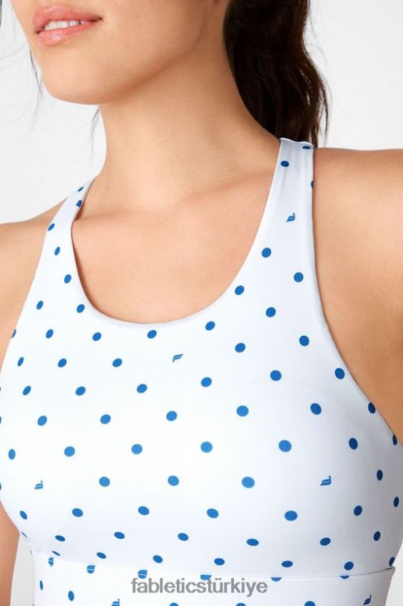 tr Fabletics kadınlar sıçrama yapmayan sporcu sütyeni 94 beyaz baja logosu nokta 40R06B1360