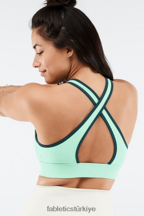 tr Fabletics kadınlar siena yüksek etkili spor sutyeni körfez kıyısı/gece yarısı dalgası 40R06B1431