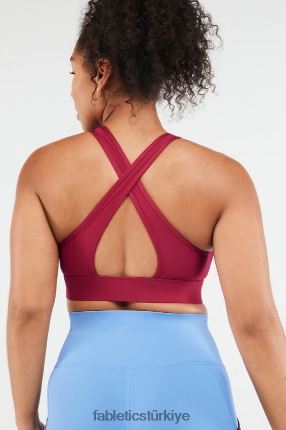 tr Fabletics kadınlar siena yüksek etkili spor sutyeni kiraz patlaması 40R06B1433