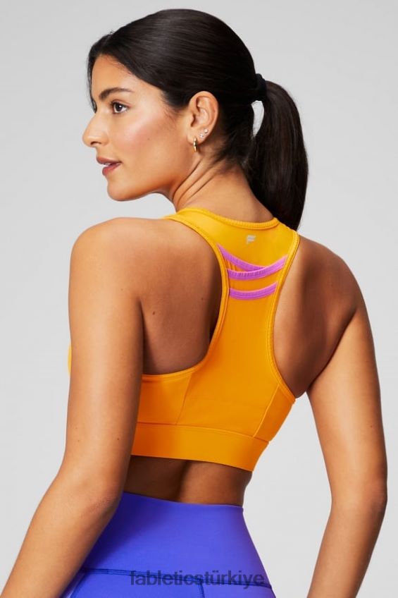 tr Fabletics kadınlar trinity yüksek etkili spor sutyeni 95 öğleden sonra güneşi/pembe kaçış/grafik 40R06B1364