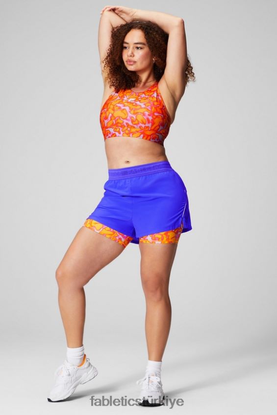 tr Fabletics kadınlar trinity yüksek etkili spor sutyeni 95 pembe kaçış yaz çılgınlığı/öğleden sonra güneşi/grafik 40R06B1363