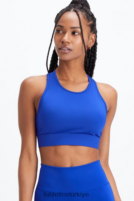 tr Fabletics kadınlar trinity yüksek etkili spor sutyeni 96 klasik mavi 40R06B1371