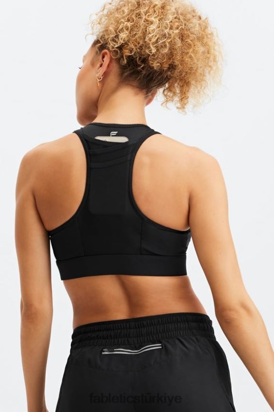 tr Fabletics kadınlar trinity yüksek etkili spor sutyeni 96 siyah 40R06B1368