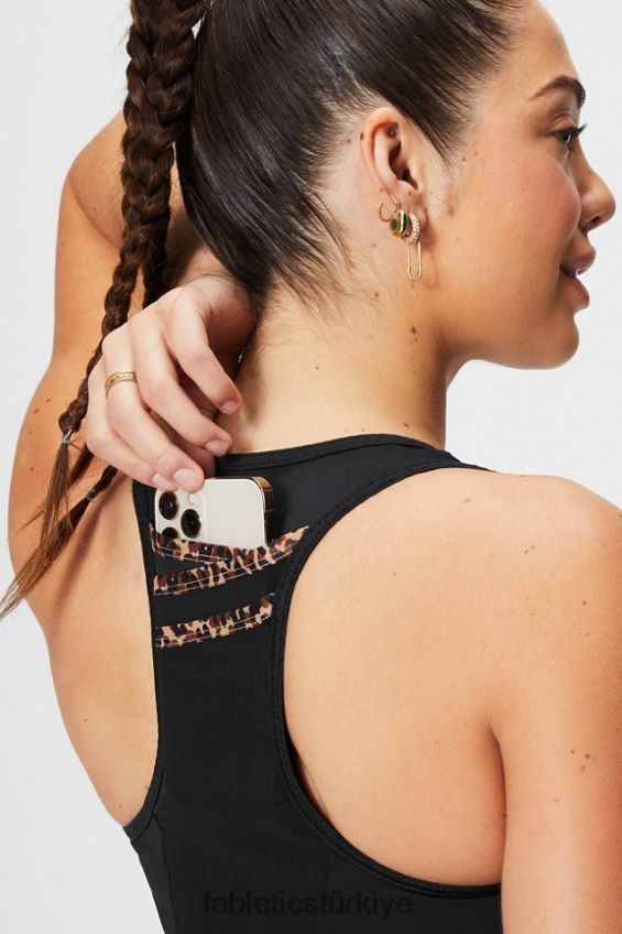 tr Fabletics kadınlar trinity yüksek etkili spor sutyeni 96 siyah/dalgalı çita 40R06B1369