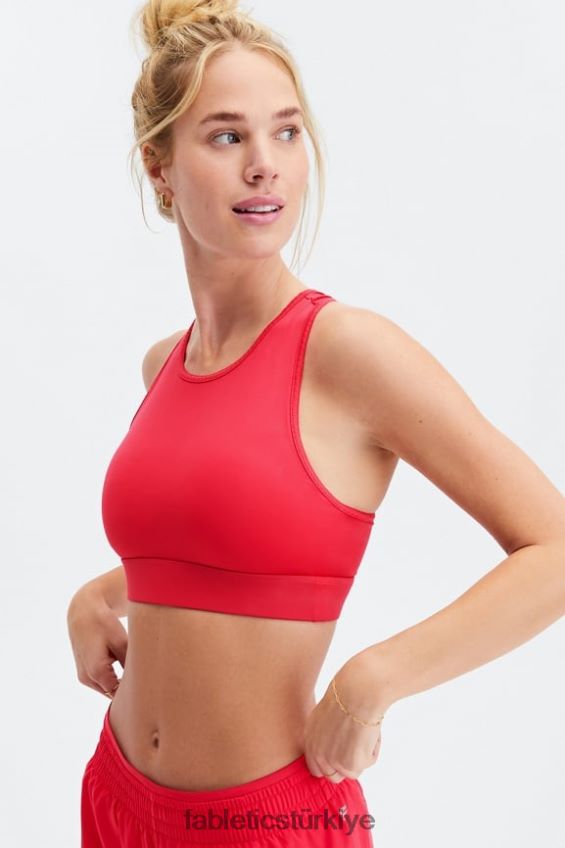 tr Fabletics kadınlar trinity yüksek etkili spor sutyeni 97 ruj kırmızı 40R06B1376