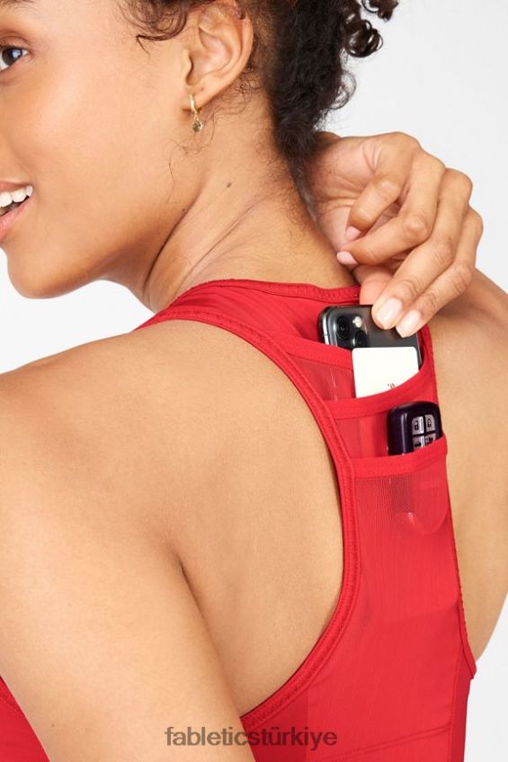 tr Fabletics kadınlar trinity yüksek etkili spor sutyeni 98 kırmızı 40R06B1380