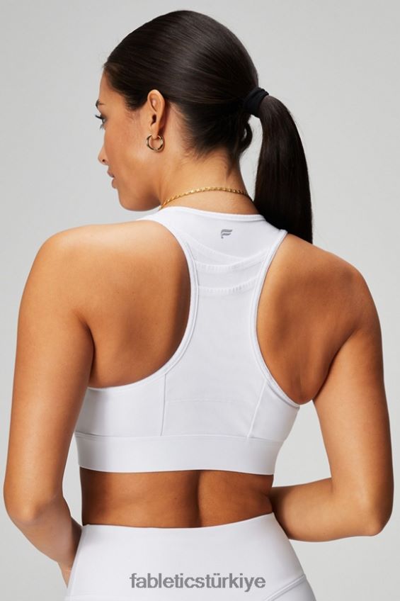 tr Fabletics kadınlar trinity yüksek etkili spor sutyeni 98 klasik beyaz 40R06B1381