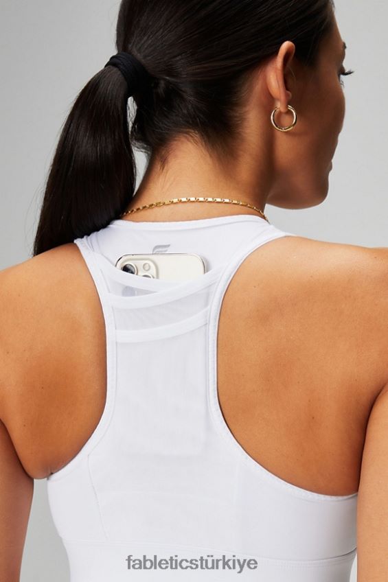 tr Fabletics kadınlar trinity yüksek etkili spor sutyeni 98 klasik beyaz 40R06B1381