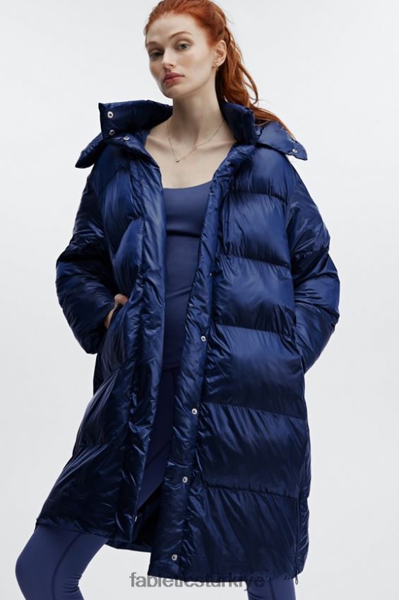 tr Fabletics kadınlar adeline parlatıcı büyük boy uzun kirpi derin kobalt parlaklığı 40R06B2804