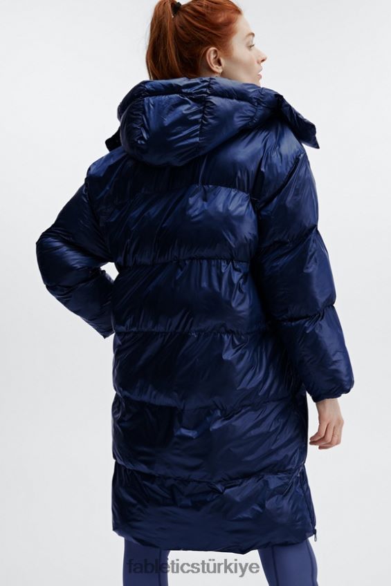 tr Fabletics kadınlar adeline parlatıcı büyük boy uzun kirpi derin kobalt parlaklığı 40R06B2804