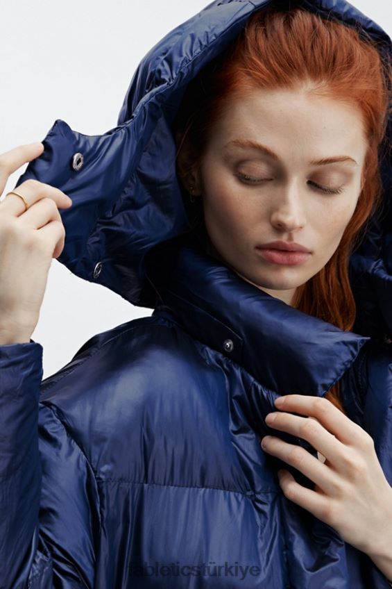 tr Fabletics kadınlar adeline parlatıcı büyük boy uzun kirpi derin kobalt parlaklığı 40R06B2804