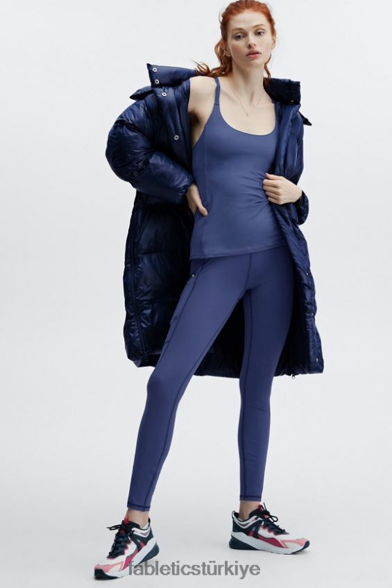 tr Fabletics kadınlar adeline parlatıcı büyük boy uzun kirpi derin kobalt parlaklığı 40R06B2804