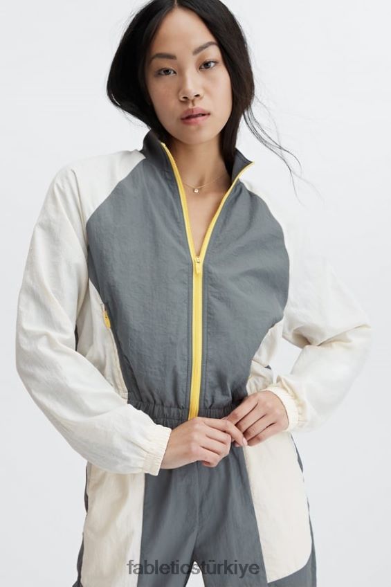 tr Fabletics kadınlar alayia renkli blok eşofman üstü fırtına bulutu çok 40R06B2811