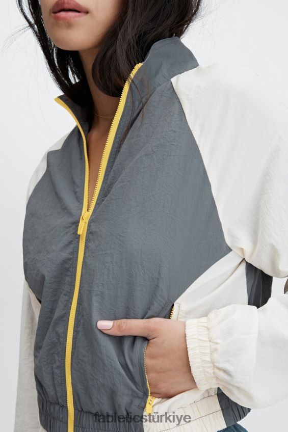 tr Fabletics kadınlar alayia renkli blok eşofman üstü fırtına bulutu çok 40R06B2811