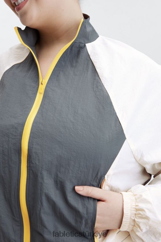 tr Fabletics kadınlar alayia renkli blok eşofman üstü fırtına bulutu çok 40R06B2812