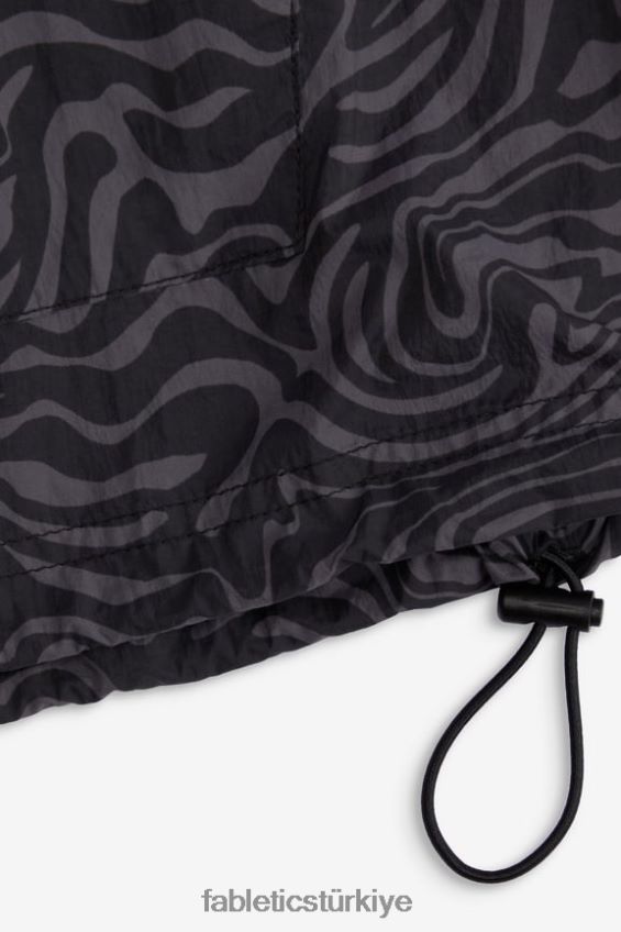 tr Fabletics kadınlar büyük boy flyweight rüzgarlık kalaylı mermer zebra/yansıtıcı gümüş 40R06B2742