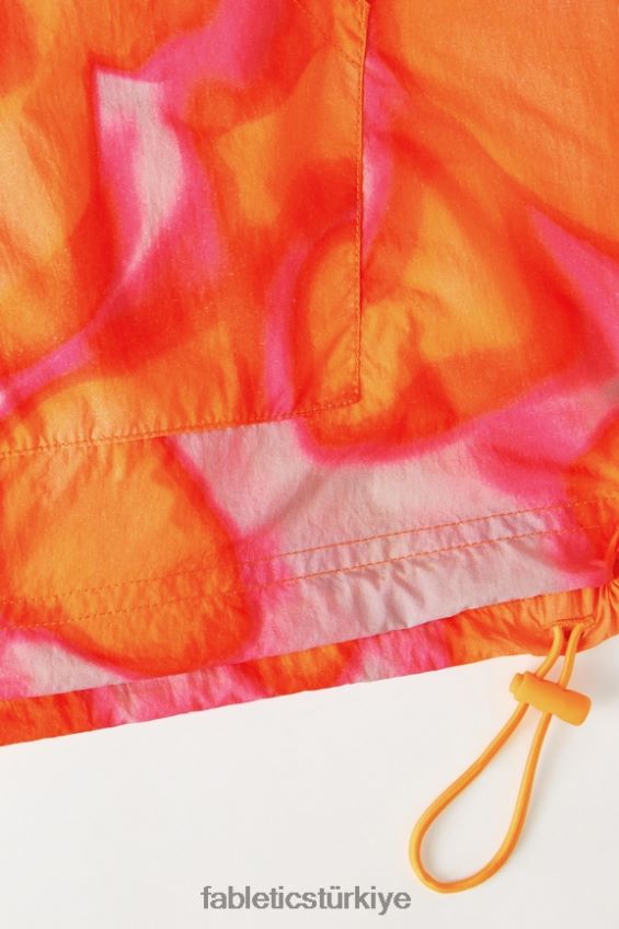 tr Fabletics kadınlar büyük boy flyweight rüzgarlık pembe kaçış büyük yaz çılgınlığı/yansıtıcı gümüş 40R06B2734