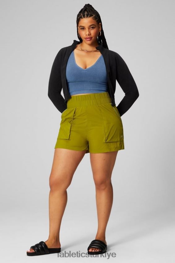 tr Fabletics kadınlar bulut dikişsiz kırpılmış ceket eski siyah 40R06B2749