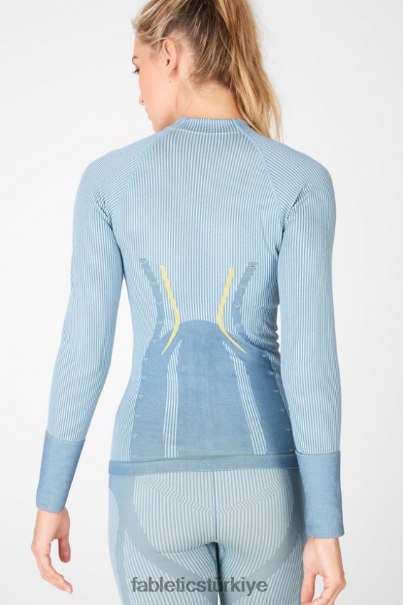 tr Fabletics kadınlar cassidy dikişsiz ceket kayrak mavisi/gökyüzü yolu/meyer 40R06B2708