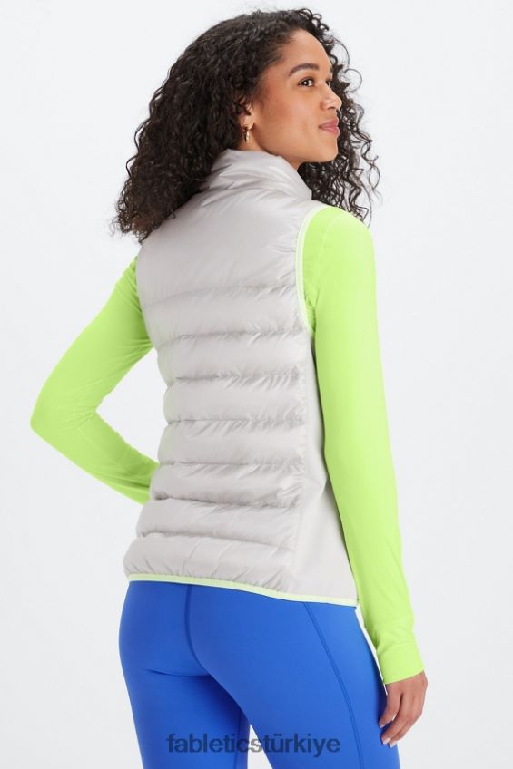 tr Fabletics kadınlar elliot şişme yelek mineral gri/vurgulayıcı dalgalı çita 40R06B2795
