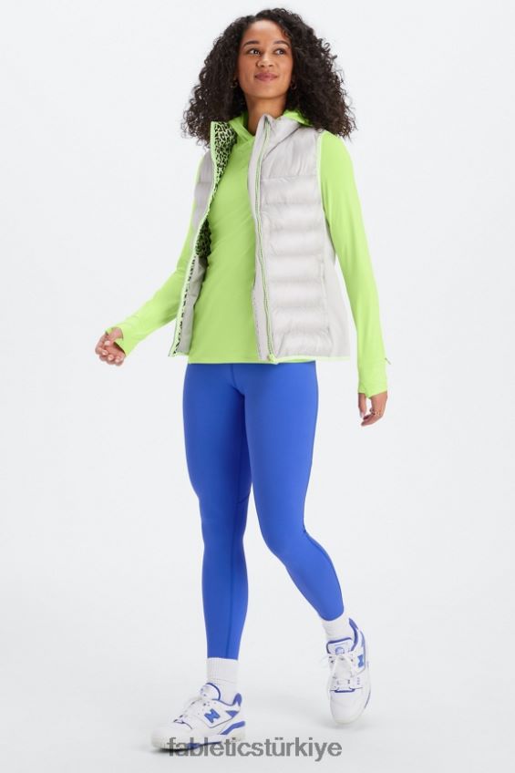 tr Fabletics kadınlar elliot şişme yelek mineral gri/vurgulayıcı dalgalı çita 40R06B2795