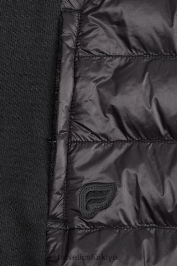 tr Fabletics kadınlar elliot şişme yelek siyah/kalaylı mermer zebra 40R06B2796