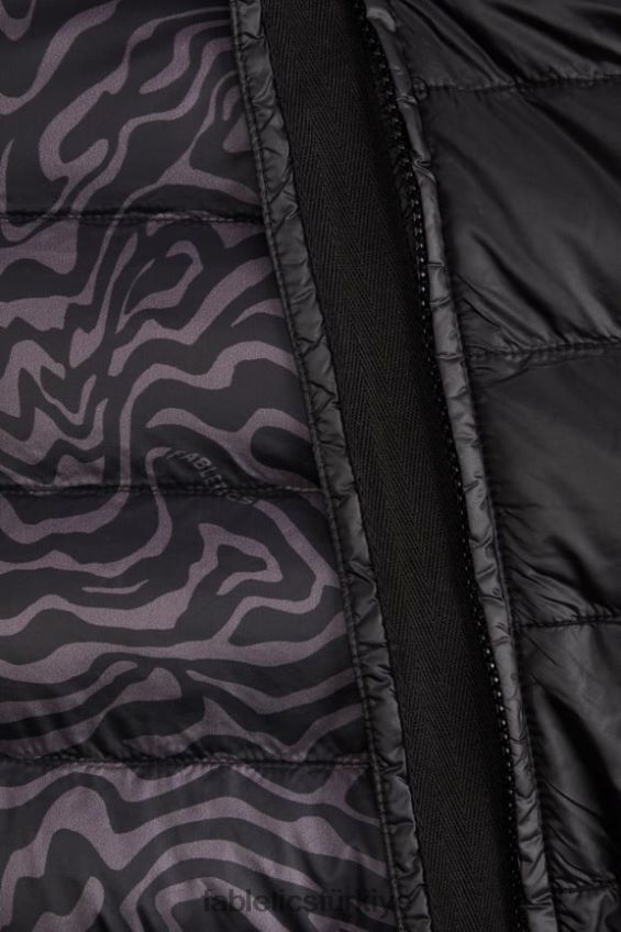 tr Fabletics kadınlar elliot şişme yelek siyah/kalaylı mermer zebra 40R06B2796