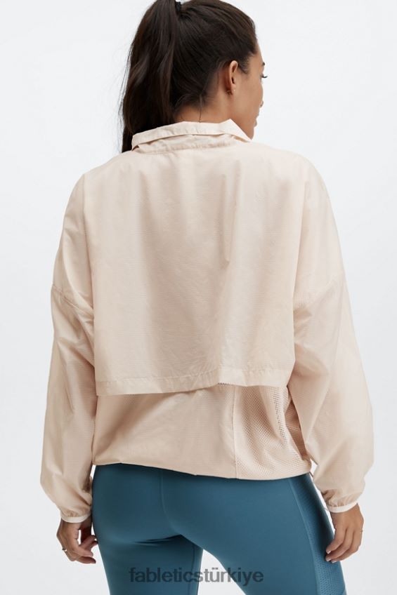 tr Fabletics kadınlar kül rengi kırpılmış yarım fermuarlı ceket gri sis 40R06B2686